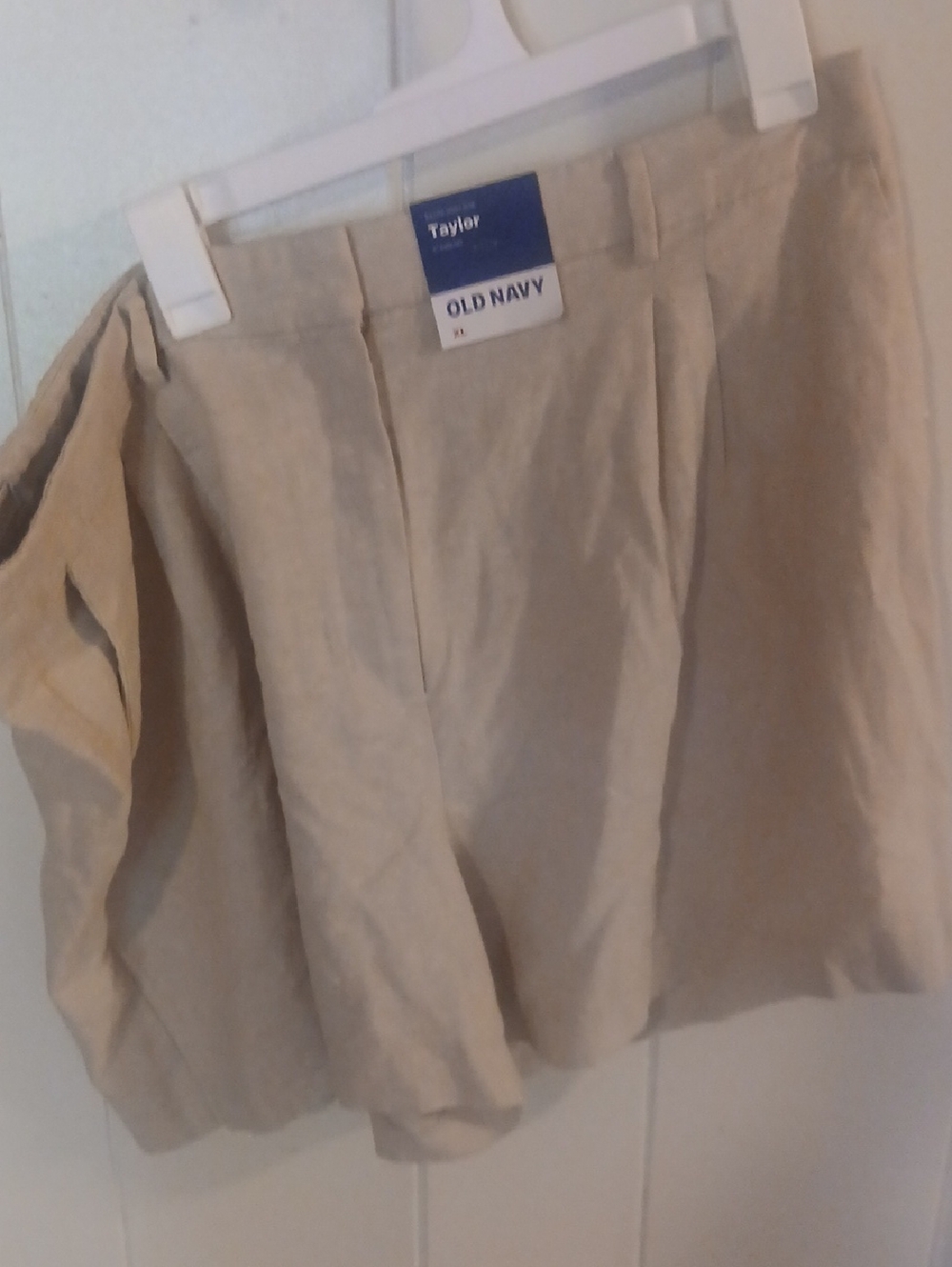 Old Navy High Waist Shorts — Beige